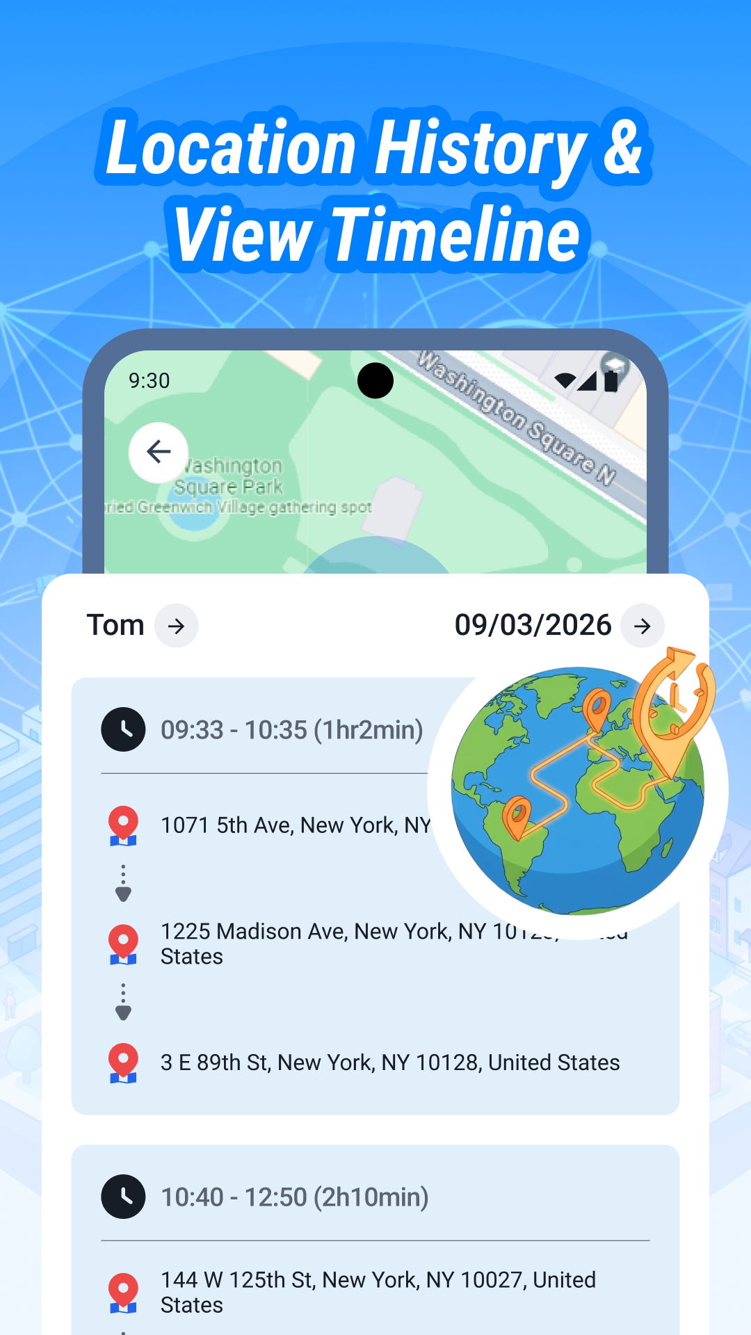 GPS Tracker Plus screen 3
